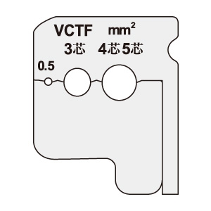 ジェフコム ワイヤーストリッパー 替刃 DVC-050KP