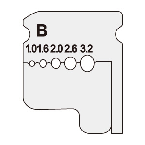 ジェフコム ワイヤーストリッパー 替刃 DB-132KP