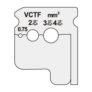 ジェフコム ワイヤーストリッパー 替刃 DVC-075KP