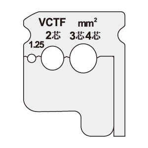 ジェフコム ワイヤーストリッパー 替刃 DVC-125KP