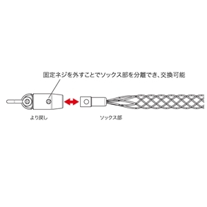 DSGY-45H (ジェフコム)｜ケーブルグリップ・より戻し｜工具・作業用品