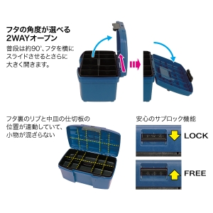 ジェフコム ツールボックス ツールボックス TB-475BL 画像3