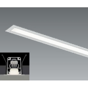 遠藤照明 LEDデザインベースライト 《リニア17》 スリット埋込タイプ 単体・連結兼用 長さ900mmタイプ 非調光 ナチュラルホワイト(4000K) ERK1036W+RAD-820W