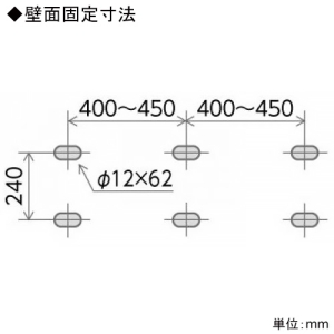 日晴金属 PCキヤッチャー 壁面用ブラケットタイプ 使用荷重150kg 幅1100mm ステンレス製 PCキヤッチャー 壁面用ブラケットタイプ 使用荷重150kg 幅1100mm ステンレス製 PC-B60-SUS 画像3