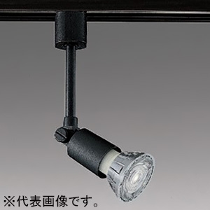 遠藤照明 LEDスポットライト プラグタイプ JDRタイプ 110Vφ50省電力ダイクロハロゲン球50W形40W器具相当 調光対応 E11口金 ランプ別売 ダークグレー ERS4007H