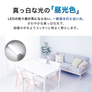 エコデバイス 【お買い得品 10本セット】36ワット相当 LED FPL(昼光色) 工事不要ランプ 【お買い得品 10本セット】36ワット相当 LED FPL(昼光色) 工事不要ランプ FPL36LED-N_set 画像2