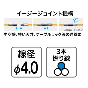 ジェフコム マルチジョイント呼線(イージージョイント) マルチジョイント呼線(イージージョイント) JE3-4030 画像2