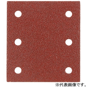 マキタ マジックサンディングペーパー 木工用 砥粒WA 仕上 粒度150 四角タイプ 面ファスナ式 114×102mm 吸じん穴付 10枚入 A-16237