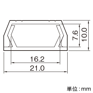 マサル工業 テープ付エフモール 2号 1m ミルキーホワイト テープ付エフモール 2号 1m ミルキーホワイト FT23 画像4