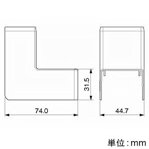 MDUC113 (マサル工業)｜エムケーダクト 付属品｜モール・ダクト｜電材