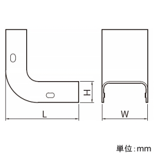 マサル工業 インターナルエルボ 後付け型 A型 ミルキーホワイト 《メタルモール付属品》 インターナルエルボ 後付け型 A型 ミルキーホワイト 《メタルモール付属品》 A10413 画像3