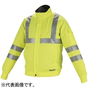 マキタ 充電式ファンジャケット ≪Silmond&reg;≫ 高視認性安全服 Lサイズ 撥水+透湿性生地 黄 FJ214DZL