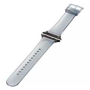 ELECOM Apple Watch用クリアバンド 45・44・42mm用 AW-45BDUCBKC