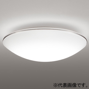 LED小型シーリングライト 高演色LED FCL30W相当 LED電球フラット形 口金GX53-1a 電球色 非調光タイプ ホワイトブロンズ色モール  OL291484LR