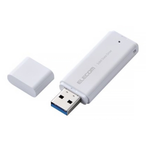 ELECOM 外付けポータブルSSD 250GB USB3.2Gen1対応 ホワイト ESD-EMC0250GWH