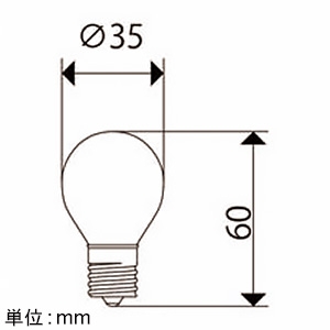 ビートソニック LED電球 ボール電球タイプ 《Ball35》 口金E17 LED電球 ボール電球タイプ 《Ball35》 口金E17 LDF58D 画像2