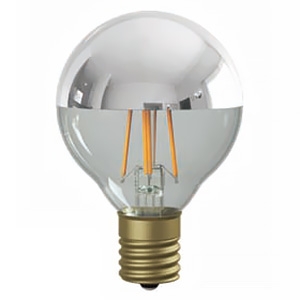 ビートソニック LED電球 ボール電球タイプ 《Ball50》 口金E17 Silver mirror LDF71D