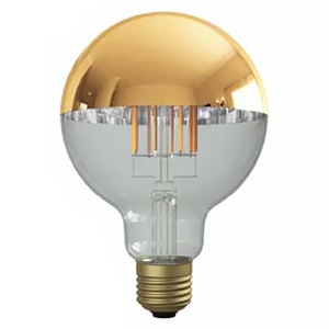 ビートソニック LED電球 ボール電球タイプ 《Ball95》 口金E26 Gold mirror LDF37D