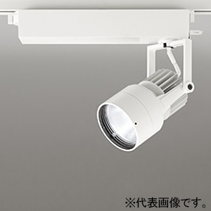 LEDスポットライト プラグタイプ ハロゲン250W相当 LED一体型 温白色 位相制御調光型 LC214専用 レール取付専用 配光変換パネル付  オフホワイト OE033023J