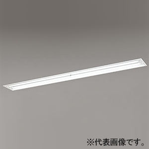 オーデリック LEDベースライト 埋込型 FLR110W×2灯相当 LEDランプ型 電球色 口金R17d 2灯用 非調光タイプ XD266093E