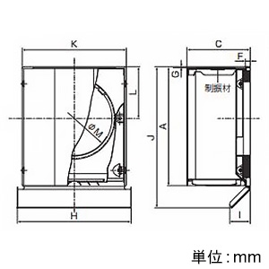 バクマ工業 【受注生産品】耐外風フード付換気口 《ベアーキャップ》 寒冷地仕様 上下開口型 水切付 低圧損 ステンレス製 100φ用 シルバーメタリックライト 【受注生産品】耐外風フード付換気口 《ベアーキャップ》 寒冷地仕様 上下開口型 水切付 低圧損 ステンレス製 100φ用 シルバーメタリックライト VC-100JKR 画像3