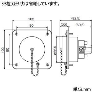 アメリカン電機 【受注生産品】防水形フランジインレット 耐じん・防噴流形 引掛形 3P 30A 250V 圧着端子式・引締式 平蓋付 【受注生産品】防水形フランジインレット 耐じん・防噴流形 引掛形 3P 30A 250V 圧着端子式・引締式 平蓋付 3325WJ 画像2