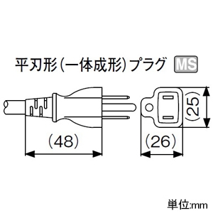 アメリカン電機 【受注生産品】マルチユースOAタップ 抜止形 4個口 接地形2P 15A 125V コード3m 平刃形(一体成形)プラグ ノイズフィルター・耐雷サージ機能付 【受注生産品】マルチユースOAタップ 抜止形 4個口 接地形2P 15A 125V コード3m 平刃形(一体成形)プラグ ノイズフィルター・耐雷サージ機能付 KC1134NF 画像3