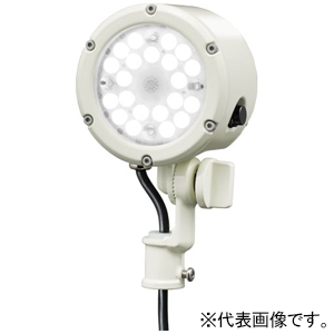 岩崎電気 LED投光器 ≪LEDioc FLOOD LUNT≫ 屋外・屋内用 14Wタイプ セルフバラスト水銀ランプ160W相当 中角タイプ 昼白色 オフホワイト E30014M/NSAN9/W