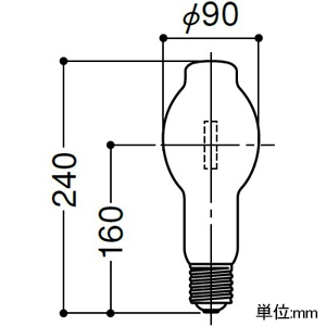 岩崎電気 セラミックメタルハライドランプ ≪FECセラルクスエースPRO2≫ 垂直点灯形 190W FECスタータ内蔵形 BUD形 拡散形 白色 E39口金 セラミックメタルハライドランプ ≪FECセラルクスエースPRO2≫ 垂直点灯形 190W FECスタータ内蔵形 BUD形 拡散形 白色 E39口金 M190FCELSP2-W/BUD 画像2