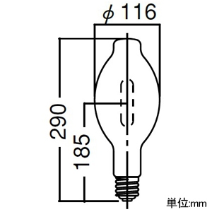 岩崎 メタルハライドランプ M360FCLSH-WW/BH-L 360W 拡散形 ラージ