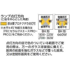 岩崎電気 セラミックメタルハライドランプ ≪FECセラルクスエースEX≫ 水平点灯形 180W FECスタータ内蔵形 BH形 透明形 白色 E39口金 セラミックメタルハライドランプ ≪FECセラルクスエースEX≫ 水平点灯形 180W FECスタータ内蔵形 BH形 透明形 白色 E39口金 MT180CLSH-WW/BH 画像3