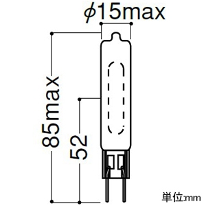 岩崎電気 セラミックメタルハライドランプ ≪セラルクスTC≫ 35W 電子安定器専用 メンテナンス専用 透明形 電球色 G8.5口金 セラミックメタルハライドランプ ≪セラルクスTC≫ 35W 電子安定器専用 メンテナンス専用 透明形 電球色 G8.5口金 MT35CE-LW/G8.5 画像2