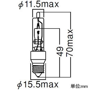 岩崎電気 ハロゲン電球 ≪アイ クールハロゲン≫ 110V用 130W E11口金 ハロゲン電球 ≪アイ クールハロゲン≫ 110V用 130W E11口金 JD110V130WN/P/M 画像2