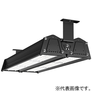 岩崎電気 LED高天井用照明器具 ≪LEDioc DEPOLINER≫ 屋内・軒下用 180Wタイプ メタルハライドランプ400W相当 丸形配光 昼白色 電源ユニット内蔵形 ELBW18001C/NSAN9/BK