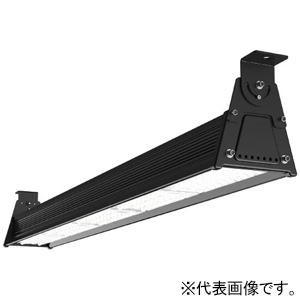 岩崎電気 LED高天井用照明器具 ≪LEDioc DEPOLINER≫ 屋内・軒下用 150Wタイプ メタルハライドランプ400W相当 丸形配光 昼白色 電源ユニット内蔵形 ELBW15001C/NSAN9/BK