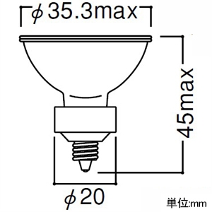 岩崎電気 ハロゲン電球 ≪アイ ダイクロクールハロゲン≫ 12V用 35W φ35mm カバーガラス付 ビーム開き10°EZ10口金 ハロゲン電球 ≪アイ ダイクロクールハロゲン≫ 12V用 35W φ35mm カバーガラス付 ビーム開き10°EZ10口金 JR12V35WUV/NK3EZ 画像2