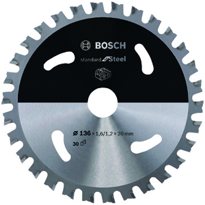 BOSCH チップソースタンダード コードレス工具専用 金属用 外径136mm 刃数30枚 2608837746