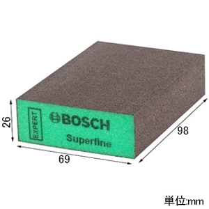 BOSCH 研磨ブロック 極細目 砥粒#360〜500 乾・湿両用 グリーン 研磨ブロック 極細目 砥粒#360〜500 乾・湿両用 グリーン 2608901179 画像2