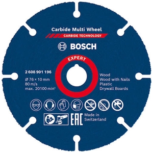 BOSCH カーバイドマルチホイール 外径φ76mm 2608901196