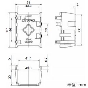 神保電器 保護カバー J・ワイド専用 保護カバー J・ワイド専用 WS-H 画像2