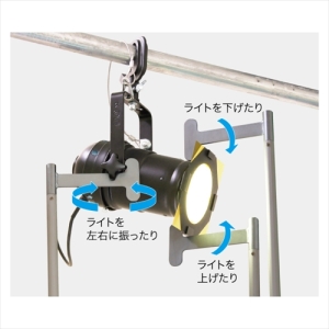 ジェフコム 高天井の照明器具の向きを操作 照明操作金具棒 約4m 高天井の照明器具の向きを操作 照明操作金具棒 約4m DLC-LAH400S 画像2