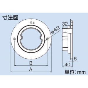 因幡電工 【ケース販売特価 20個セット】配管化粧カバー ビル設備用 《スリムダクトPD》 止水ウォールプレート 120サイズ 【ケース販売特価 20個セット】配管化粧カバー ビル設備用 《スリムダクトPD》 止水ウォールプレート 120サイズ PDP-120-I_set 画像2