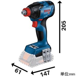 BOSCH コードレス2in1インパクトドライバー DC18V 5.0Ah 最大締付トルク210N・m コードレス2in1インパクトドライバー DC18V 5.0Ah 最大締付トルク210N・m GDX18V-210C 画像3