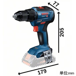 BOSCH 18Vコードレスコンボキット 2in1インパクト+ドライバードリル DC18V 4.0Ah 18Vコードレスコンボキット 2in1インパクト+ドライバードリル DC18V 4.0Ah GDX18V200GSRN 画像3