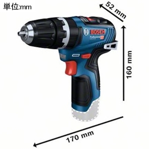 BOSCH コードレス振動ドリル DC10.8V 3.0Ah 最大締付トルク35N・m コードレス振動ドリル DC10.8V 3.0Ah 最大締付トルク35N・m GSB10.8V-35 画像2