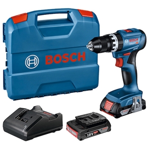 BOSCH コードレス振動ドライバードリル DC18V 2.0Ah 最大締付トルク45N・m GSB18V-45