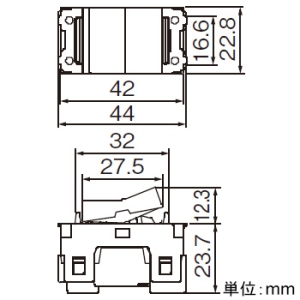 パナソニック 埋込スイッチC 《SO-STYLE》 3路・片切両用 AC15A 300V マットブラック 埋込スイッチC 《SO-STYLE》 3路・片切両用 AC15A 300V マットブラック WNS5002B 画像3