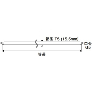 プリンス電機 T5スリム蛍光灯 クールライン ≪素適くん≫ オープンショーケース用 高周波点灯専用形 5色発光形昼白色 G5口金 管長300mm T5スリム蛍光灯 クールライン ≪素適くん≫ オープンショーケース用 高周波点灯専用形 5色発光形昼白色 G5口金 管長300mm FLR300T5NK 画像2