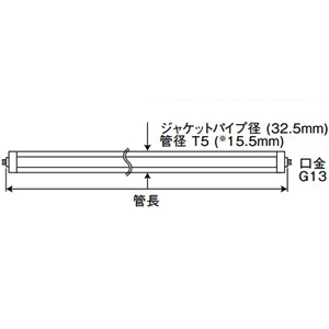 プリンス電機 【ケース販売特価 10本セット】T5スリム蛍光灯 クールライン T5ニューフリーズ 冷凍リーチインショーケース用 高周波点灯専用形 3波長形昼白色 G13口金 管長523mm 【ケース販売特価 10本セット】T5スリム蛍光灯 クールライン T5ニューフリーズ 冷凍リーチインショーケース用 高周波点灯専用形 3波長形昼白色 G13口金 管長523mm FLR523T5SHEX-N/J30_set 画像2