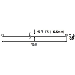 プリンス電機 【ケース販売特価 50本セット】T5スリム蛍光灯 スペースライン 高周波点灯専用形 3波長形電球色 G5口金 管長500mm 【ケース販売特価 50本セット】T5スリム蛍光灯 スペースライン 高周波点灯専用形 3波長形電球色 G5口金 管長500mm FHA500T5EL_set 画像2